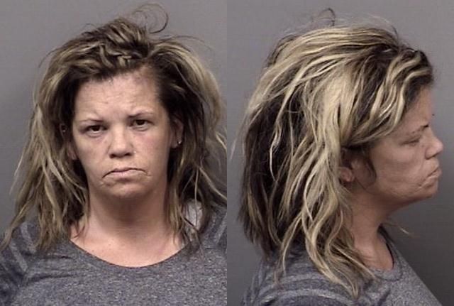 Michelle Smith arrested March 8 on felony charges of grand theft and fraudulent use of a credit card. She was also charged with felony violation of probation.